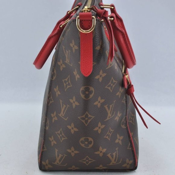 Tournelle PM Monogram Canvas Red Shoulder Bag - Picture 3 of 10